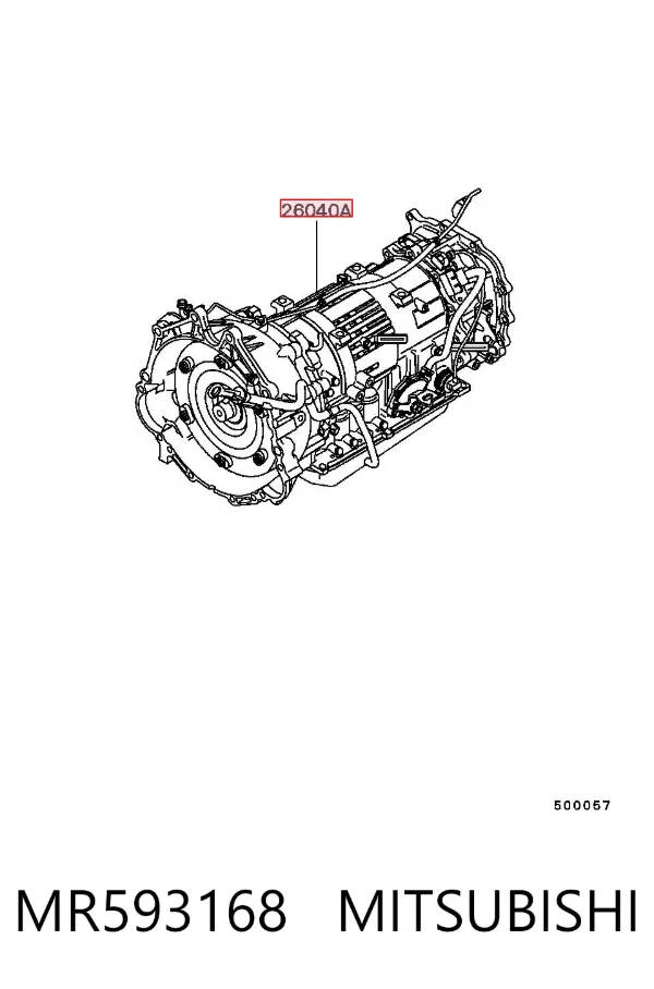 АКПП MR593168 Mitsubishi