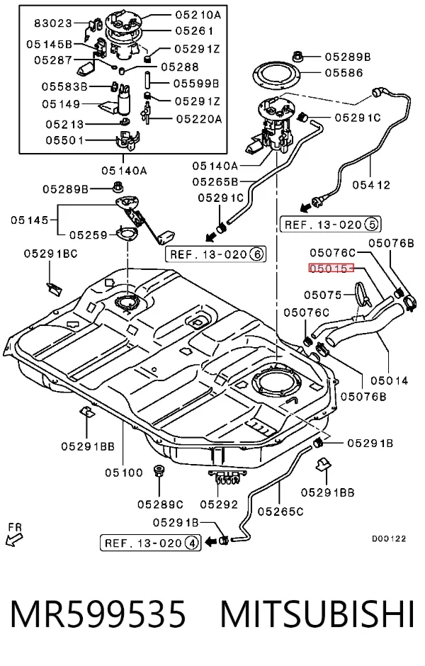  MR599535 Mitsubishi
