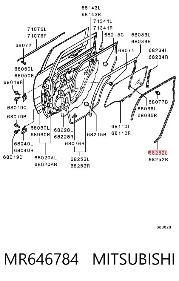  MR646784 Mitsubishi