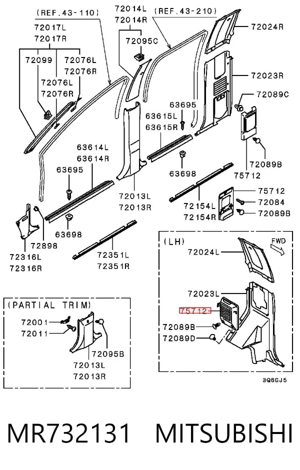  MR732131 Mitsubishi