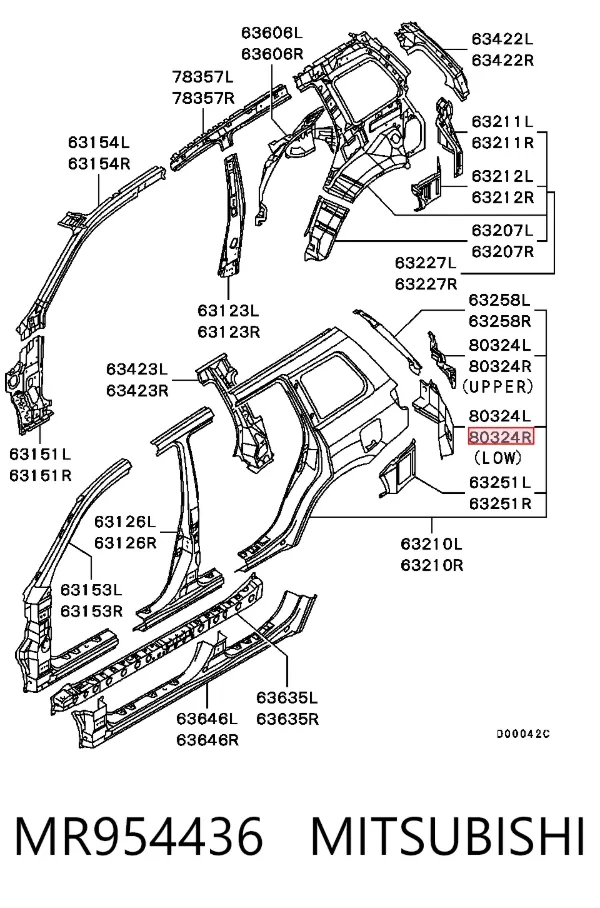  MR954436 Mitsubishi