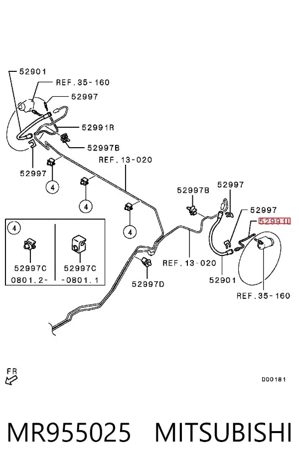  MR955025 Mitsubishi