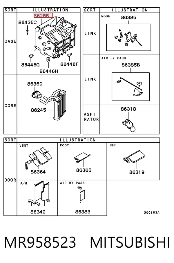  MR958523 Mitsubishi