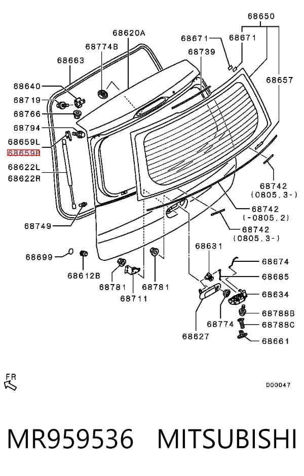  MR959536 Mitsubishi