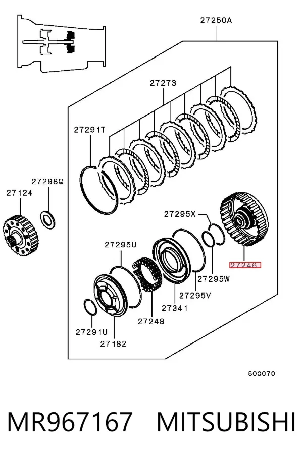  MR967167 Mitsubishi