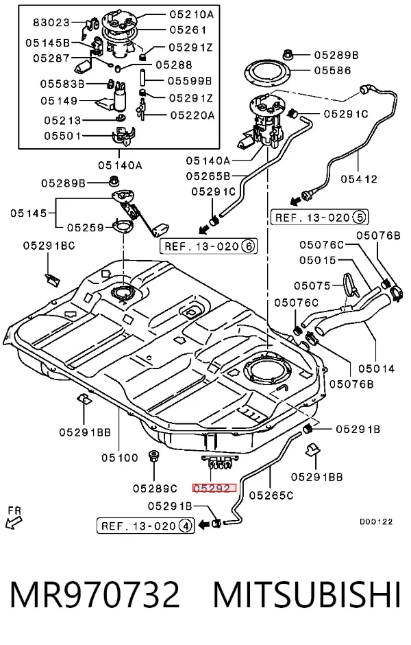  MR970732 Mitsubishi