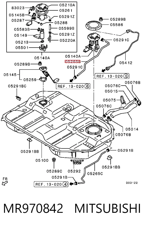  MR970842 Mitsubishi