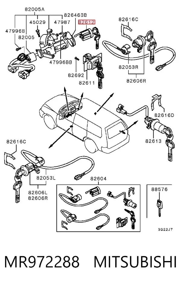  MR972288 Mitsubishi