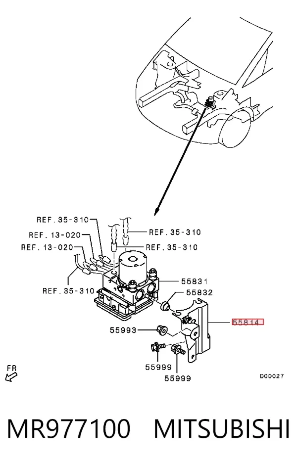  MR977100 Mitsubishi