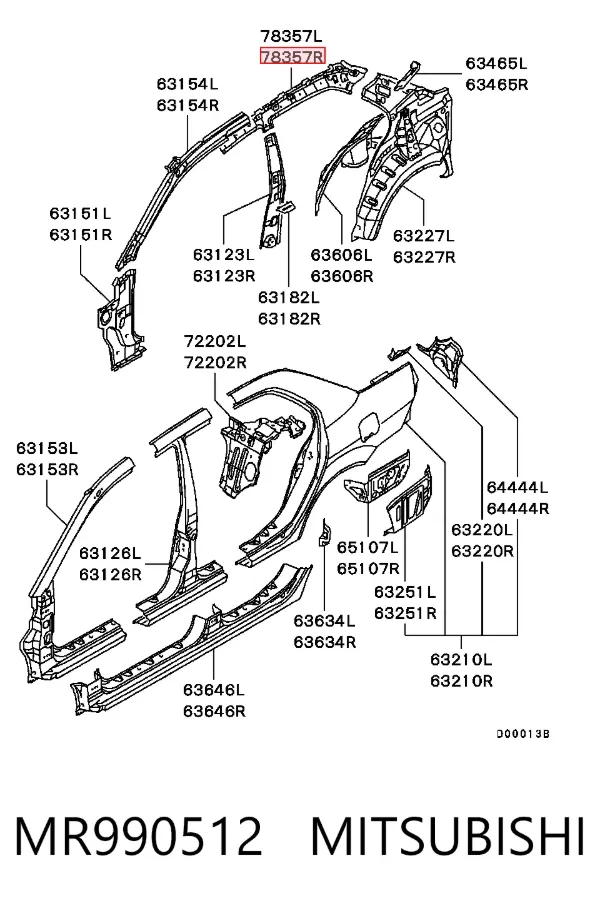  MR990512 Mitsubishi