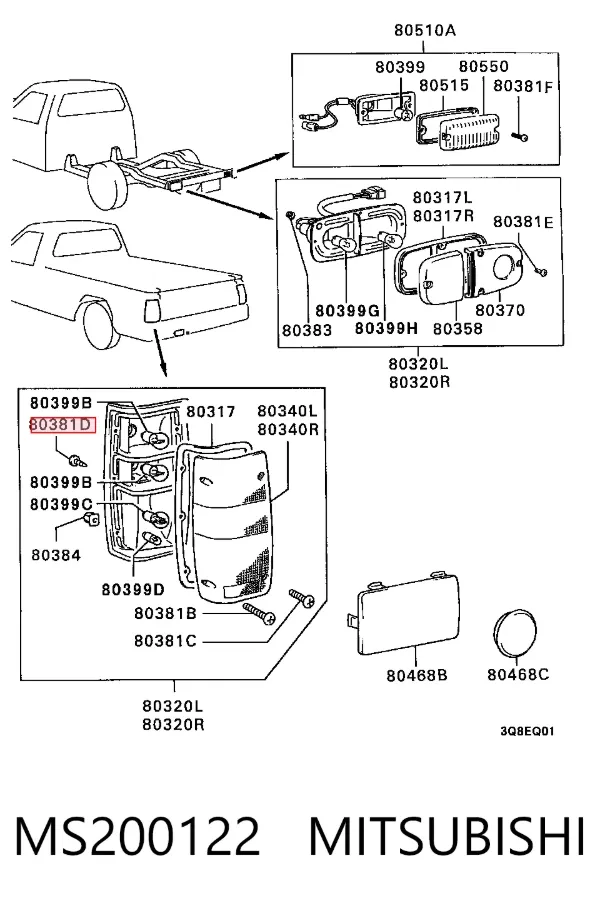  MS200122 Mitsubishi