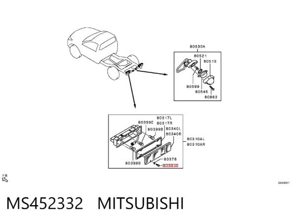  MS452332 Mitsubishi