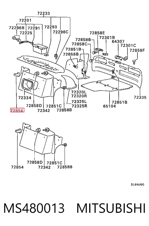  MS480013 Mitsubishi