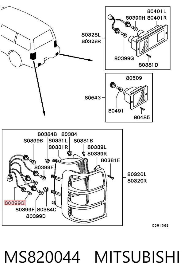  MS820044 Mitsubishi