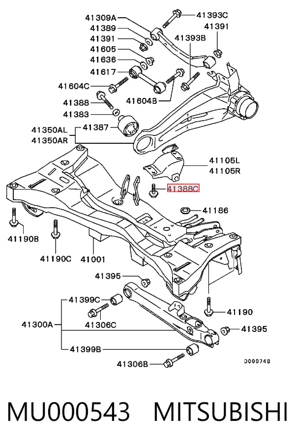  MU000543 Mitsubishi