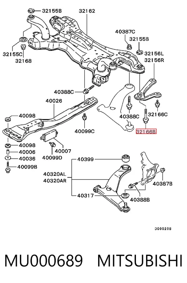  MU000689 Mitsubishi