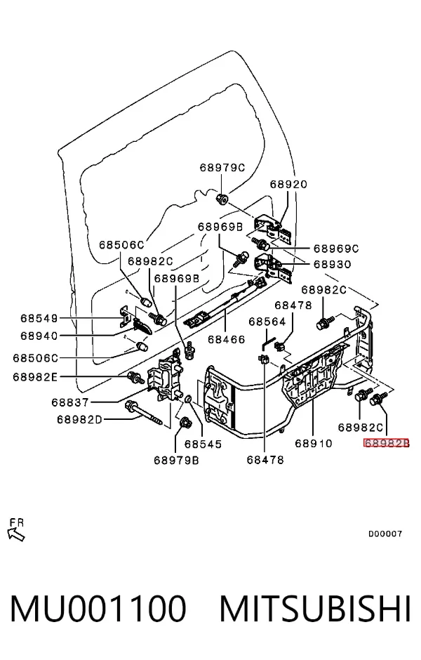  MU001100 Mitsubishi