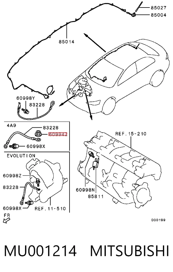  MU001214 Mitsubishi