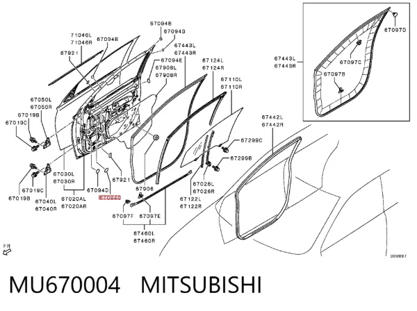  MU670004 Mitsubishi