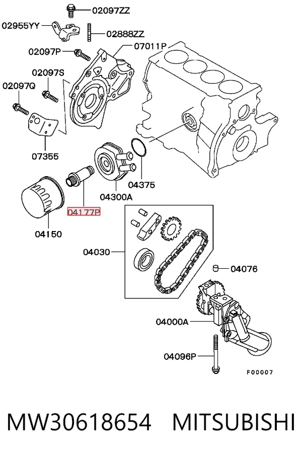  MW30618654 Mitsubishi