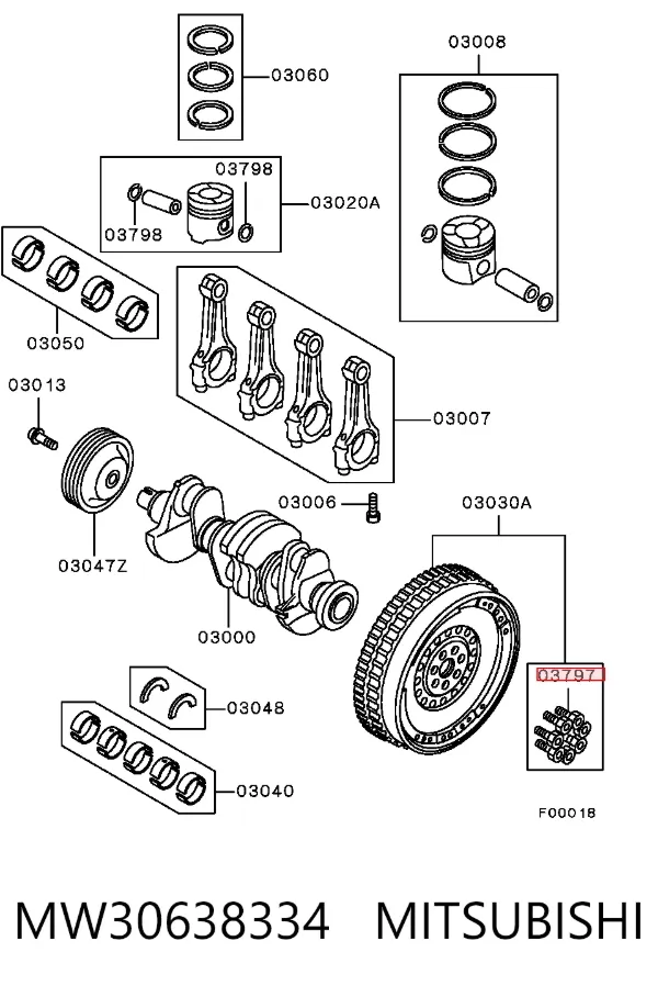  MW30638334 Mitsubishi