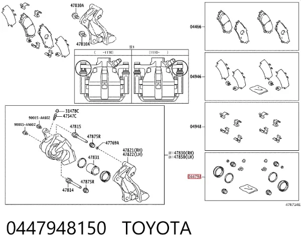  0447948150 Toyota