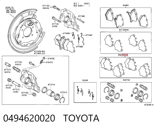  0494620020 Toyota