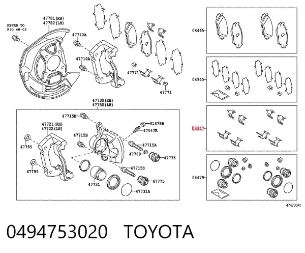  0494753020 Toyota