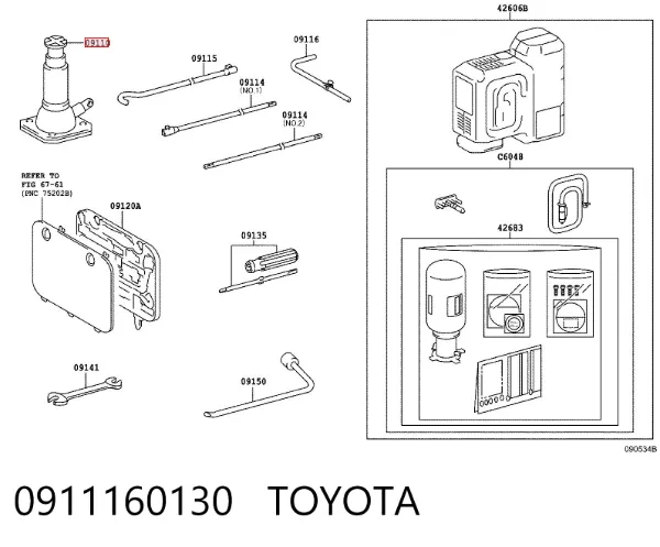  0911160130 Toyota