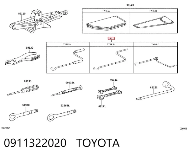  0911322020 Toyota
