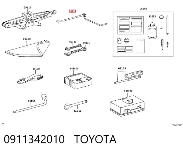  0911342010 Toyota