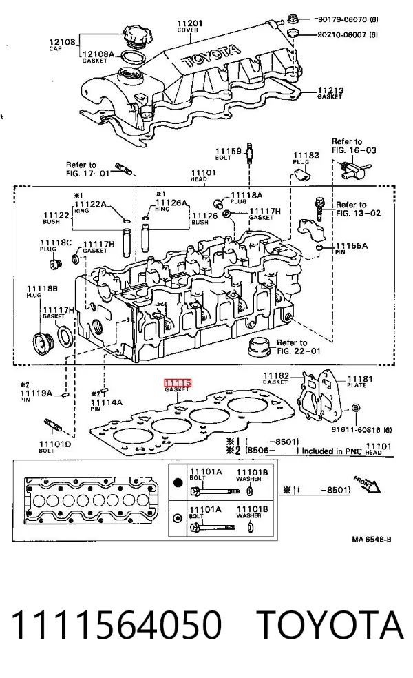 Прокладка ГБЦ NMC1907 NIPPON MOTORS