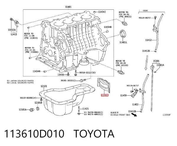  113610D010 Toyota
