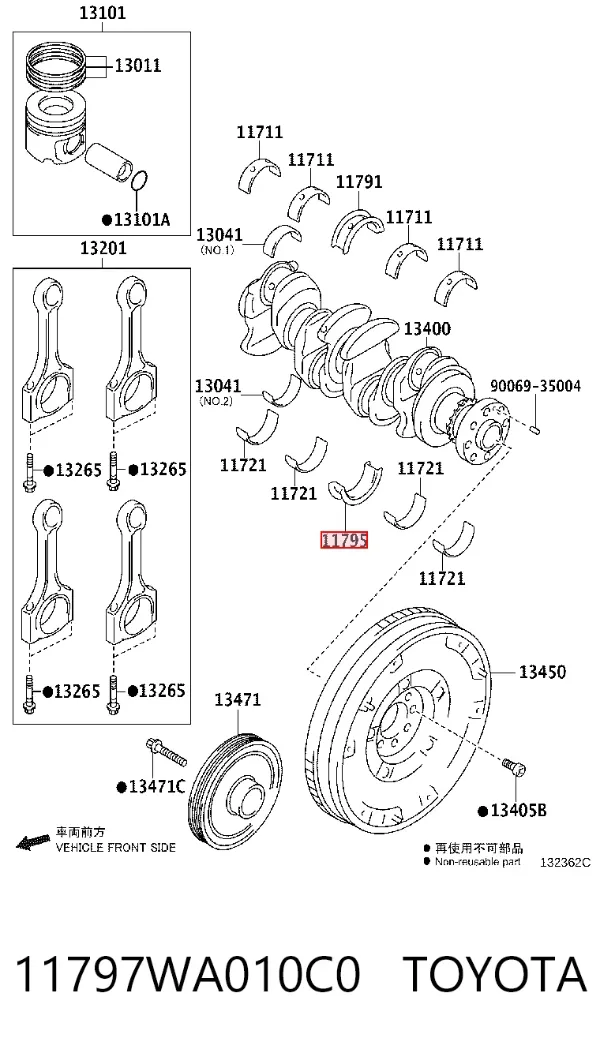  11797WA010C0 Toyota