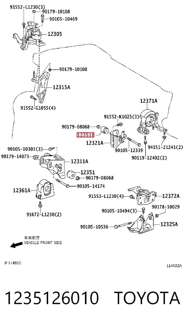  1235126010 Toyota