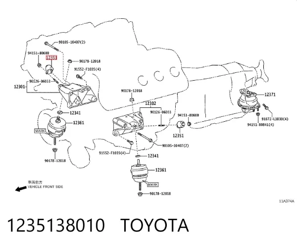  1235138010 Toyota