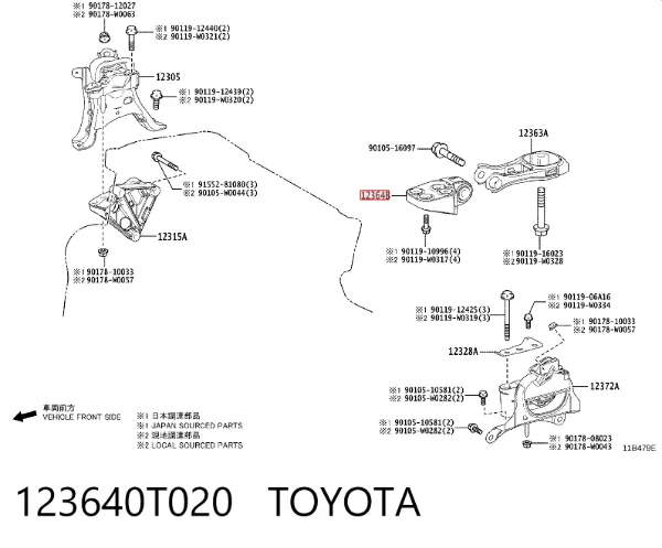  123640T020 Toyota