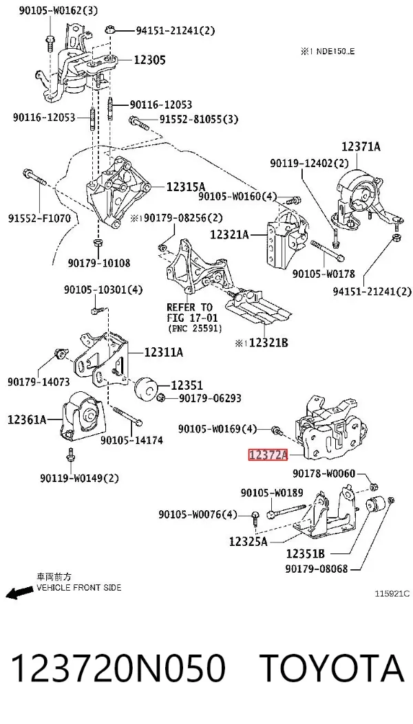  123720N050 Toyota