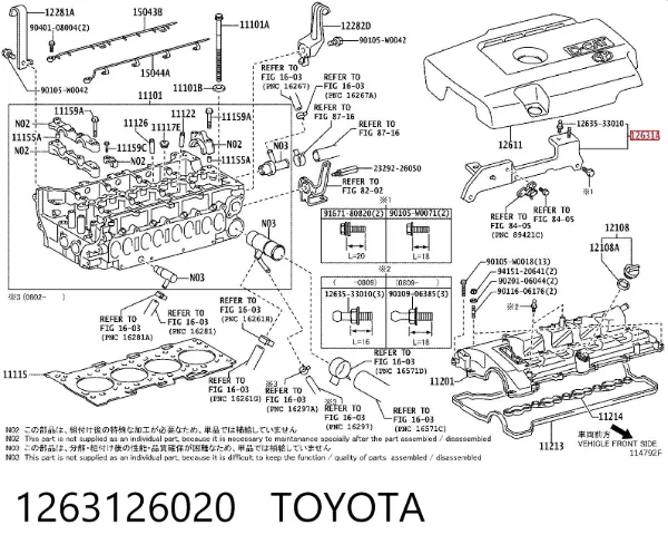  1263126020 Toyota