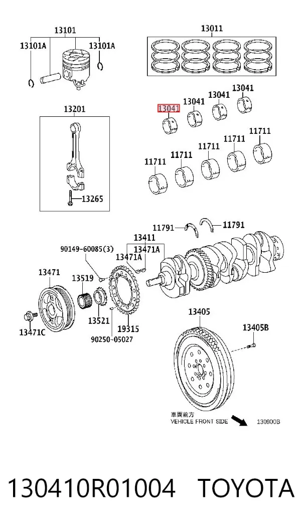  130410R01004 Toyota
