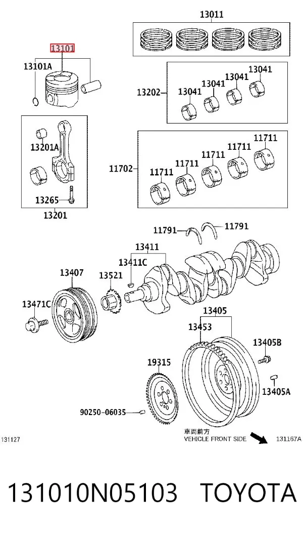  131010N05103 Toyota