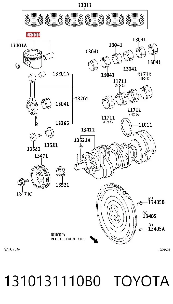  1310131110B0 Toyota