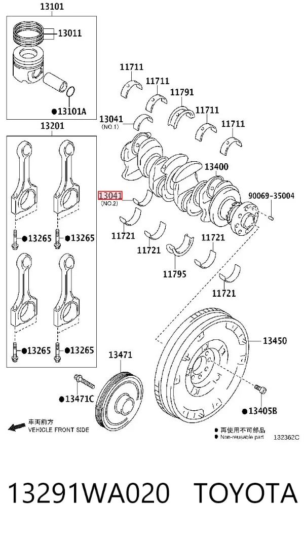  13291WA020 Toyota
