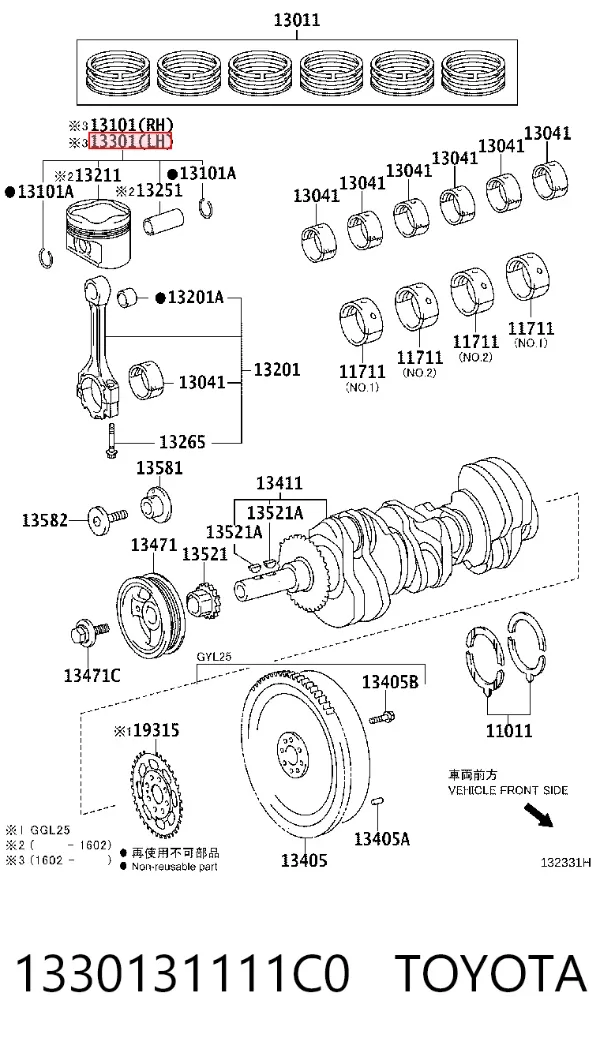  1330131111C0 Toyota