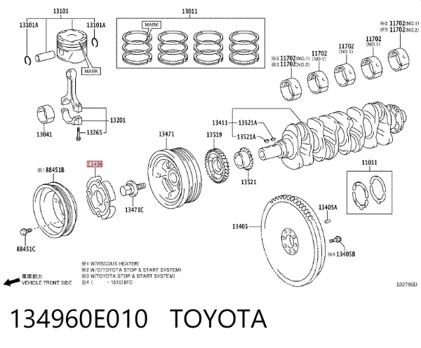  134960E010 Toyota