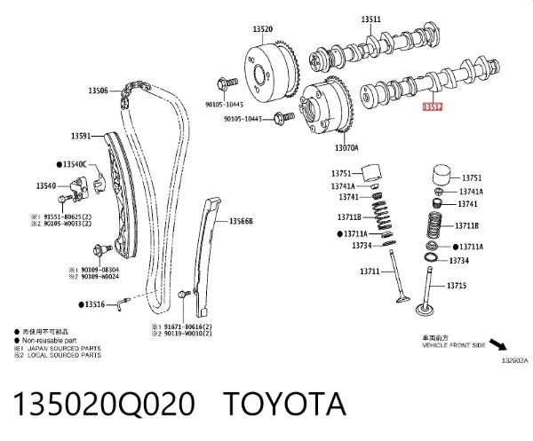  135020Q020 Toyota