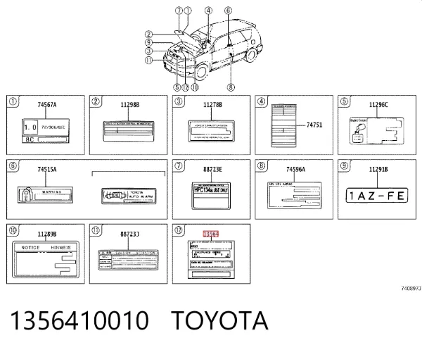  1356410010 Toyota