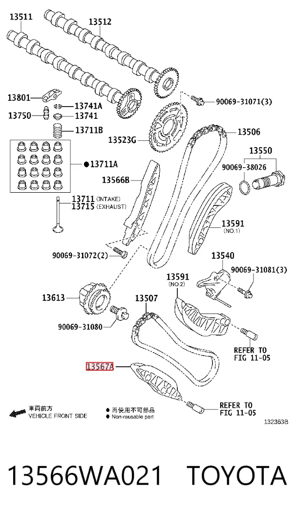  13566WA021 Toyota