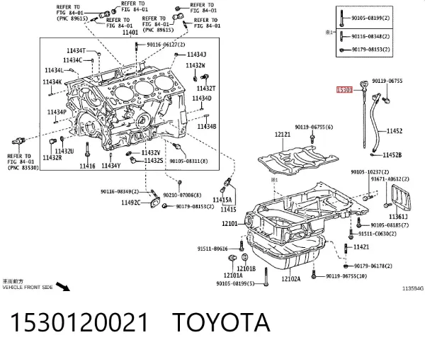 Щуп масляный Lexus RX 300/330/350/400H