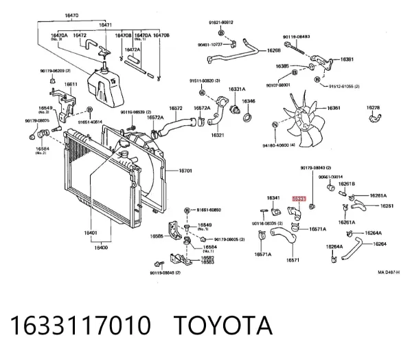  1633117010 Toyota